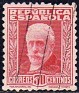 Spain 1932 Characters 30 CTS Red Edifil 669. España 1932 669 u. Uploaded by susofe